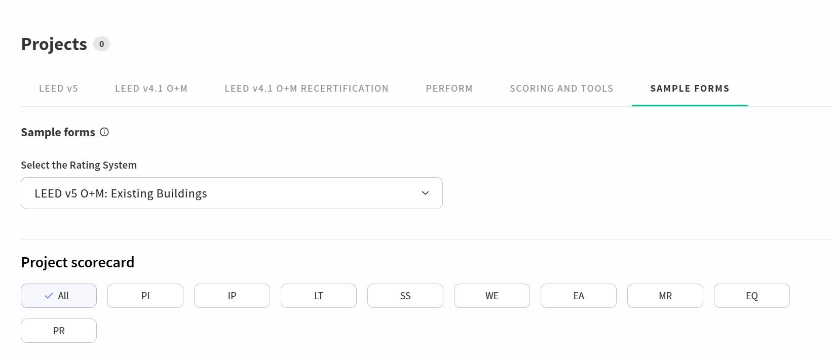 LEED v5 Sample Forms available in Arc Platform - Canada Green Building ...